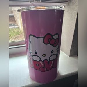 NEW 1 Pink Hello Kitty Love Valentines Tumbler